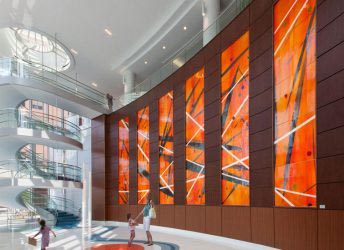 Children's Hospital of Alabama | Stained Glass Wall
